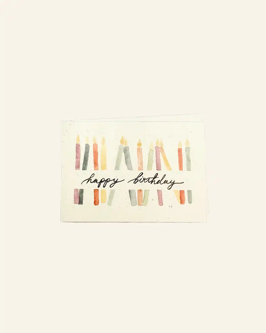 "Happy Birthday Candles" Greeting Card