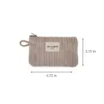 DE LA MUR Tofe Coin Pouch Dimensions