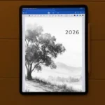 2026 Minimal Planner digital cover