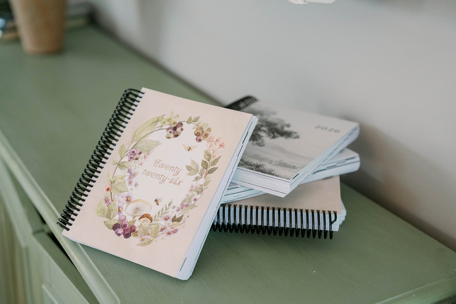 2026 Classic and Minimal Weekly Planners stacked on a table