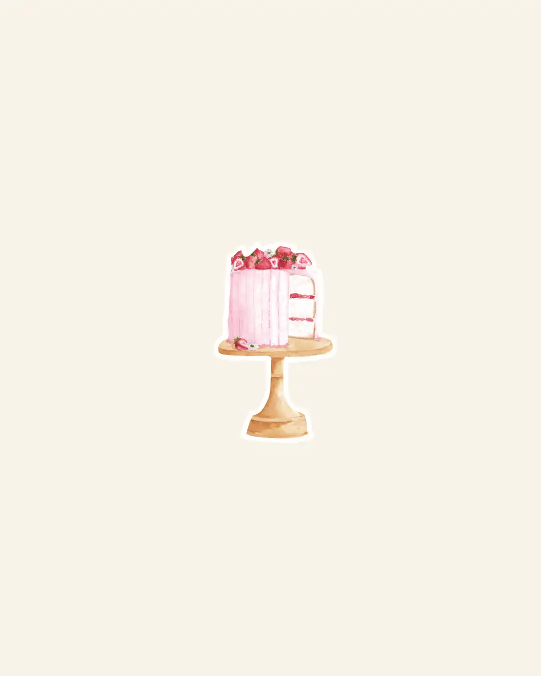 Strawberry Shortcake Sticker