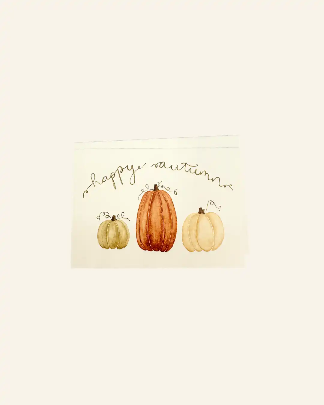 "Happy Autumn" Greeting Card