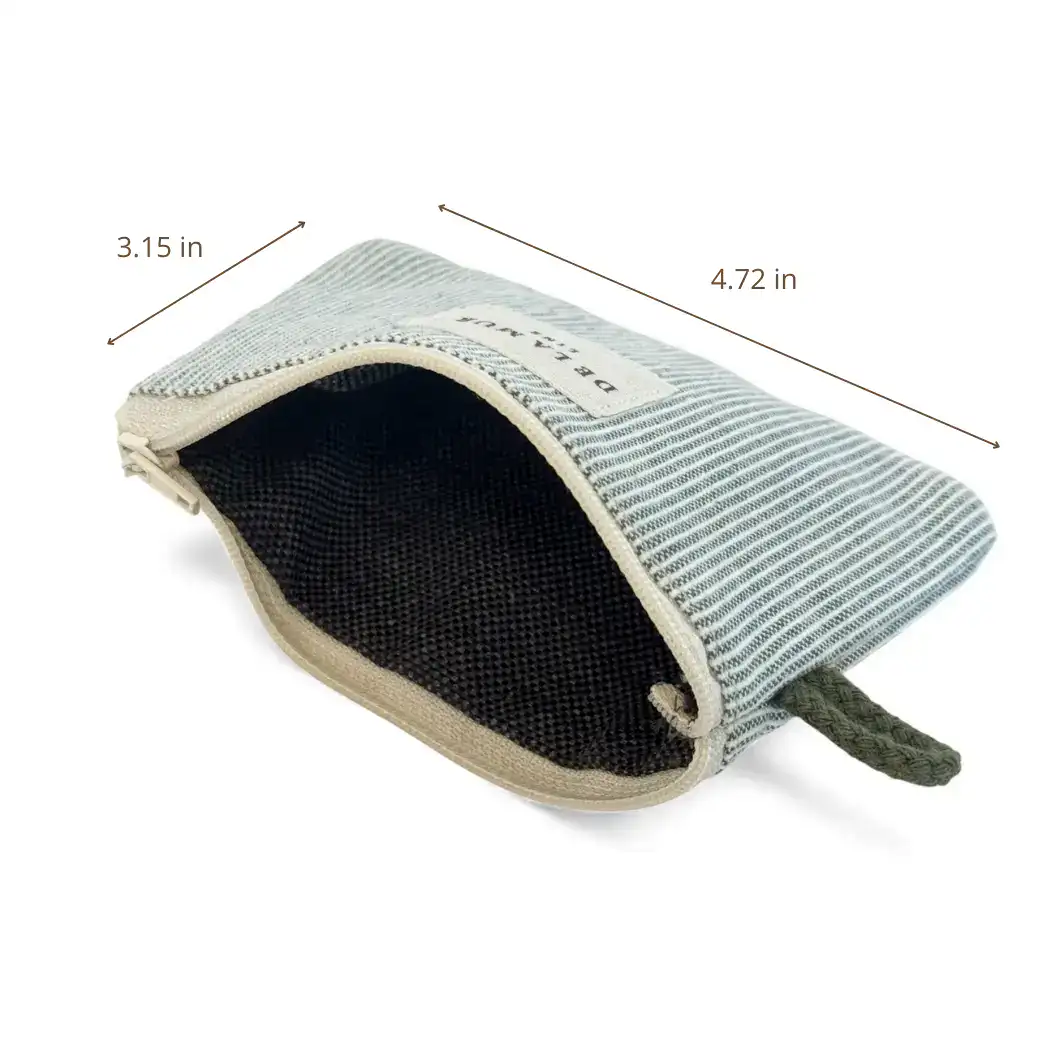 DE LA MUR Teo Coin Pouch open