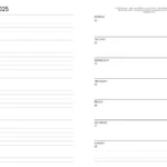2026 Digital Weekly Planner August september schedule