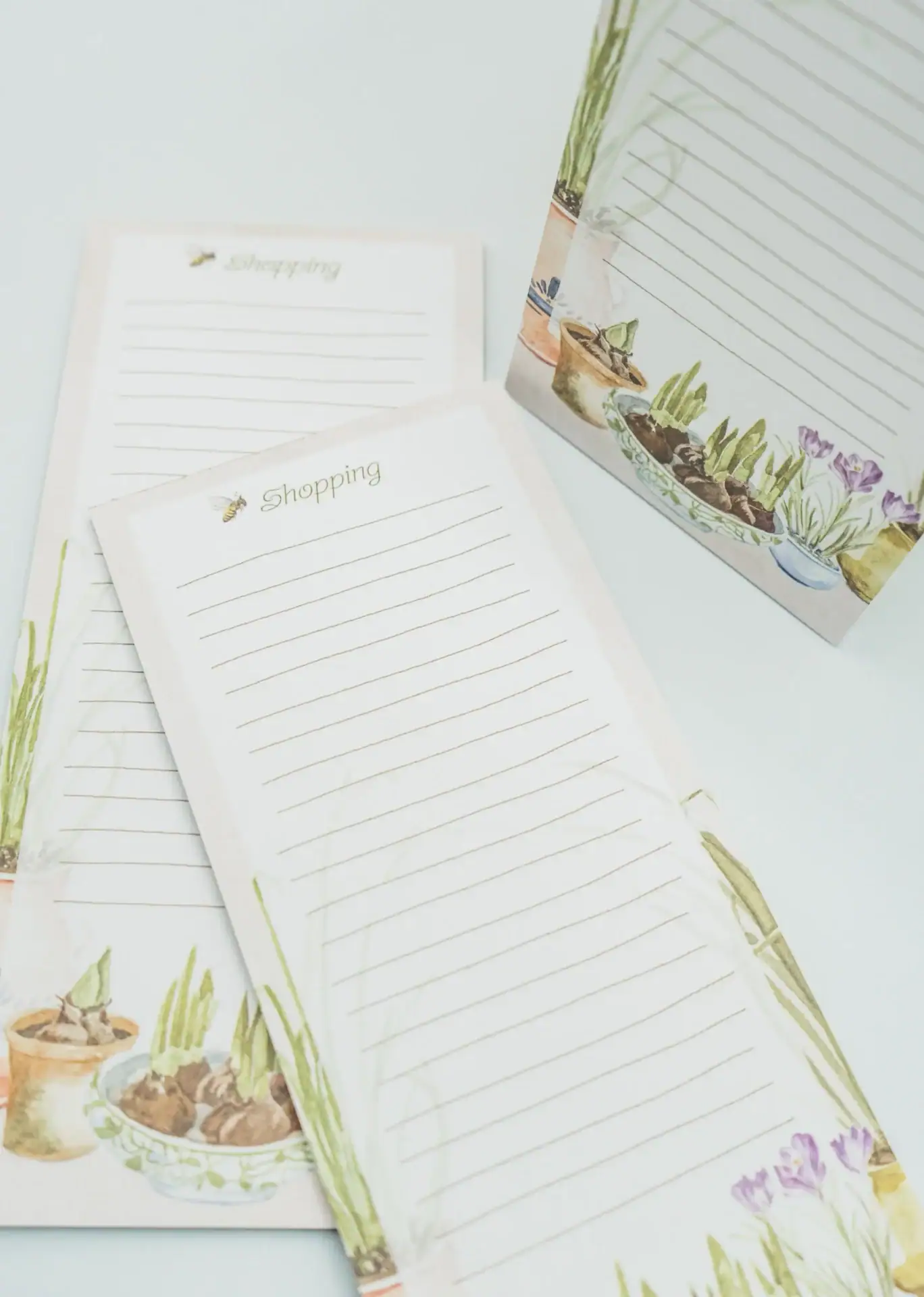 Classic Shopping List Notepad Closeup