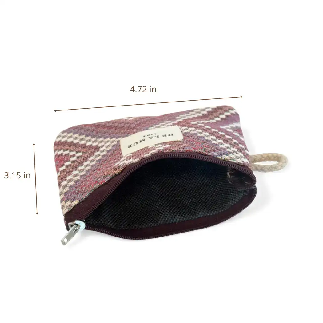 DE LA MUR Nana Coin Pouch open