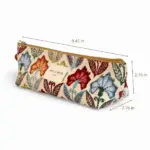 DE LA MUR Pen Pouch Flora Dimensions