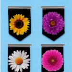 Magnetic i-Clip flowers