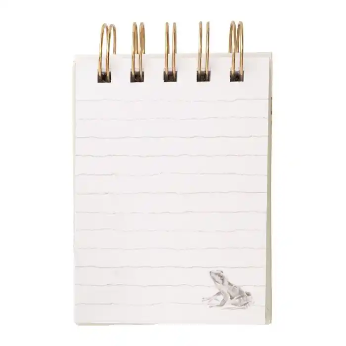 Nature Field "Riverbank" Notebook Frog Pages